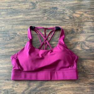 ZYIA Women's Strappy Sports Bra - Purple